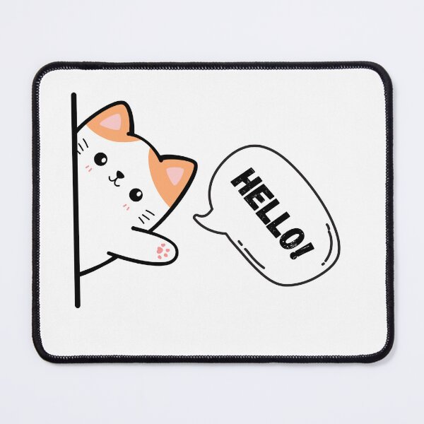 Item preview, gatito dice hola designed and sold by Randomnessy.