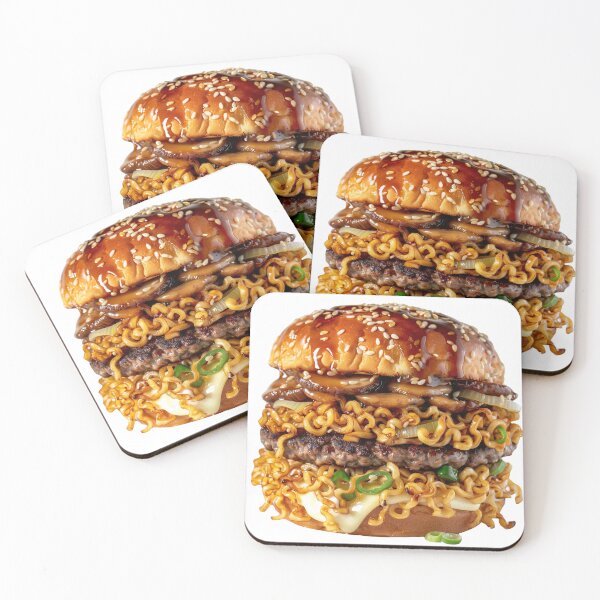 Item preview, Spicy Ramen Bacon Burger - Banging Burger Series designed and sold by Swayzdesigns.