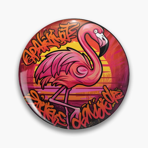 Item preview, fiery flamingo and the sunset designed and sold by JurekWoyArt.