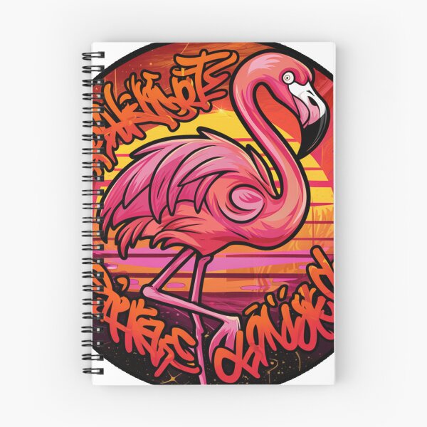 Item preview, fiery flamingo and the sunset designed and sold by JurekWoyArt.