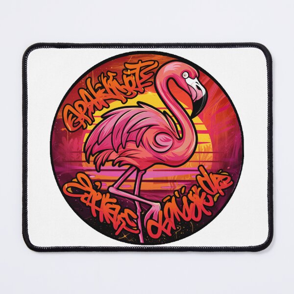Item preview, fiery flamingo and the sunset designed and sold by JurekWoyArt.