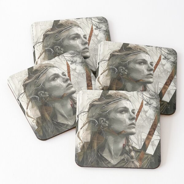 Item preview, Abstract Modern Art of Goddess Frigg designed and sold by All Souls Dream.