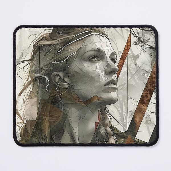 Item preview, Abstract Modern Art of Goddess Frigg designed and sold by All Souls Dream.