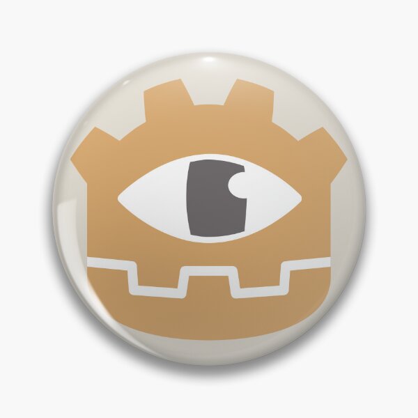 Item preview, Godlop: An Orange Cyclops Godot Engine Logo designed and sold by Limbo Of Wonders.