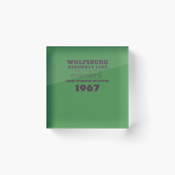 Artikelvorschau, Wolfsburger Montagebandchef Window Splitter entworfen und verkauft von GrufTee.