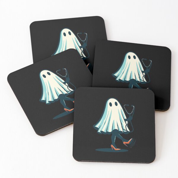 Item preview, Funny Nurse Geriatric Nurse Halloween Ghost designed and sold by LuminOrb.