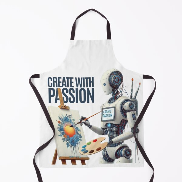 Item preview,  Create with Passion Robot - Artistic and Inspirational Design designed and sold by NattyGe.