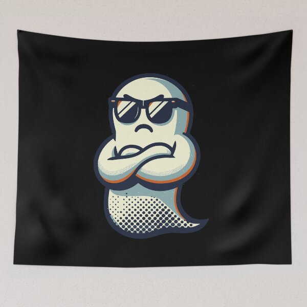 Item preview, Cool Ghost Vintage Art Style Funny Halloween Party designed and sold by LuminOrb.