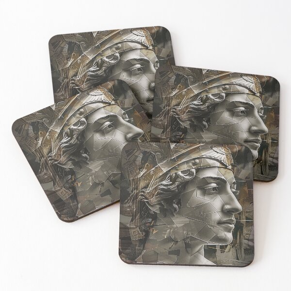 Item preview, Greek Goddess Athena Abstract Artwork designed and sold by All Souls Dream.