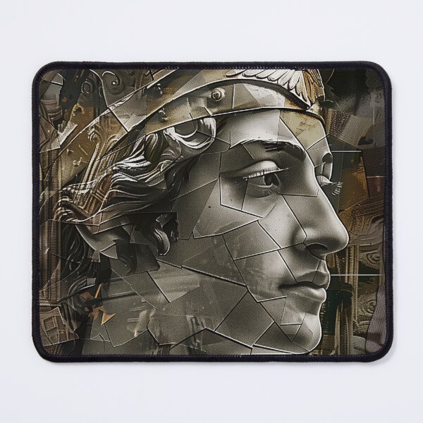 Item preview, Greek Goddess Athena Abstract Artwork designed and sold by All Souls Dream.