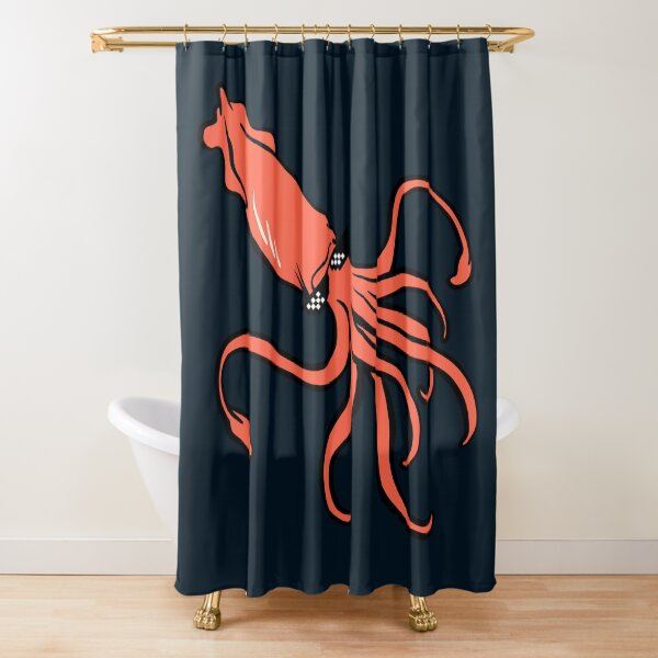 Shower curtain, newest Giant octopus Seabed