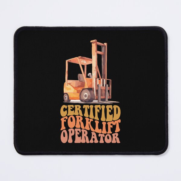 Item preview, Certified Forklift Operator - in yellow designed and sold by EmeraldeaArt.
