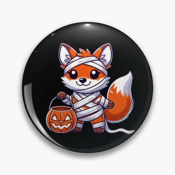 Artikelvorschau, Fuchs Halloween Mumie Kinder Frauen Männer Fuchs entworfen und verkauft von BlueBerry-Pengu.