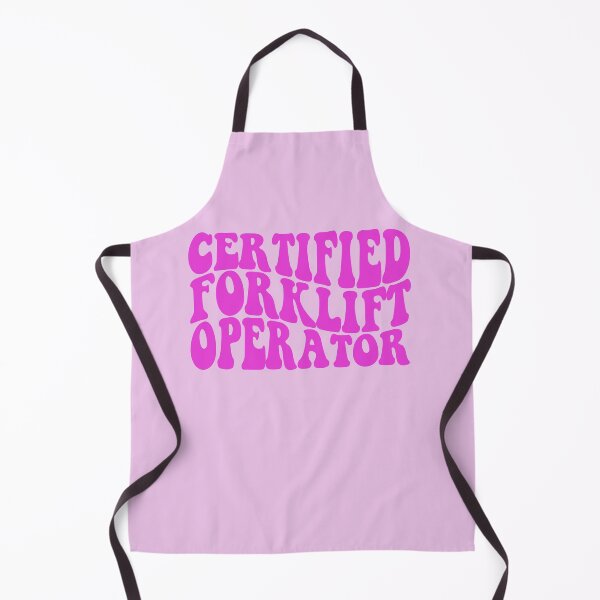 Item preview, certified forklift operator PINK designed and sold by EmeraldeaArt.