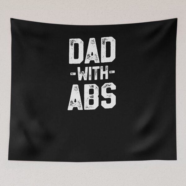 Item preview, Dad With Abs - Funny Workout Shirt Father's Day Gift designed and sold by 14thFloor.