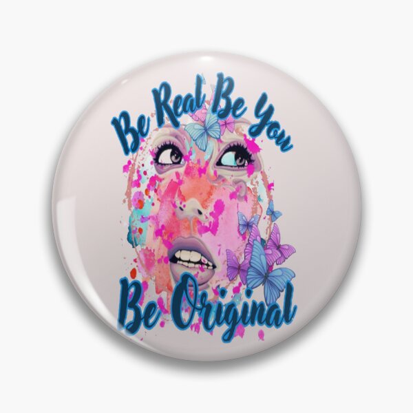 Item preview, Be Real Be You Be Original ,  Bohemian design, Abstraction, bold colorful abstract playful design inspired by nature designed and sold by Adri Barnard.