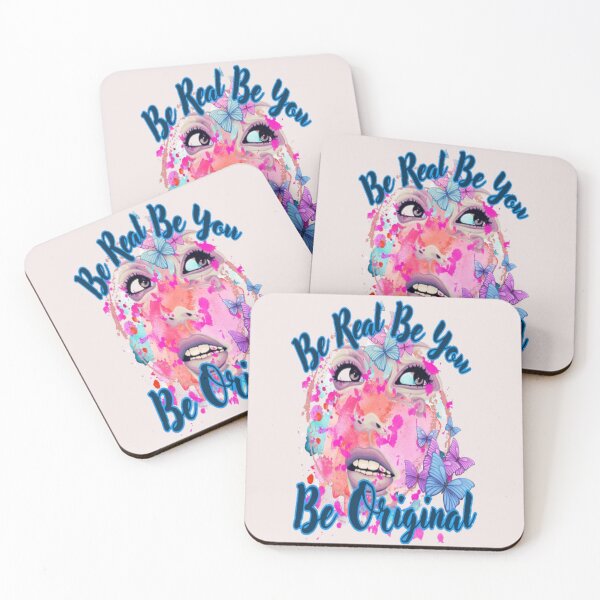 Item preview, Be Real Be You Be Original ,  Bohemian design, Abstraction, bold colorful abstract playful design inspired by nature designed and sold by Adri Barnard.