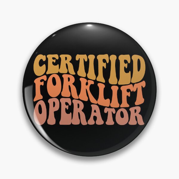 Item preview, certified forklift operator YELLOW designed and sold by EmeraldeaArt.