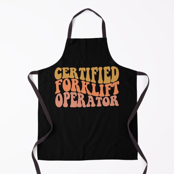 Item preview, certified forklift operator YELLOW designed and sold by EmeraldeaArt.