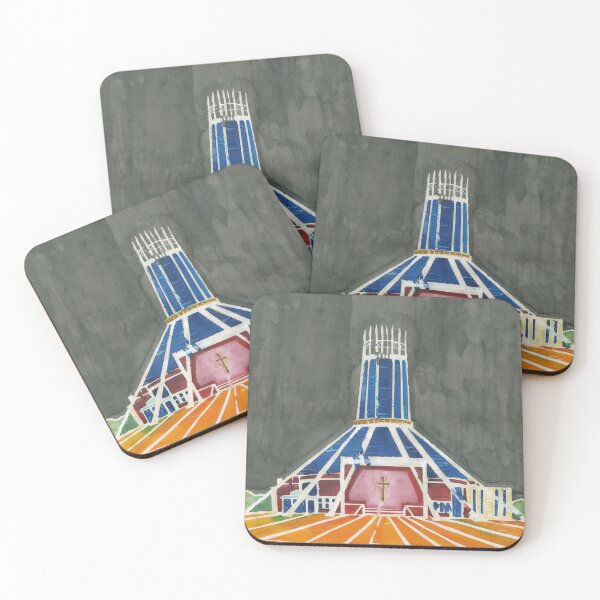 Item preview, Liverpool Metropolitan Cathedral "Paddy's Wigwam" , Watercolour Inks designed and sold by Luke Bailey.