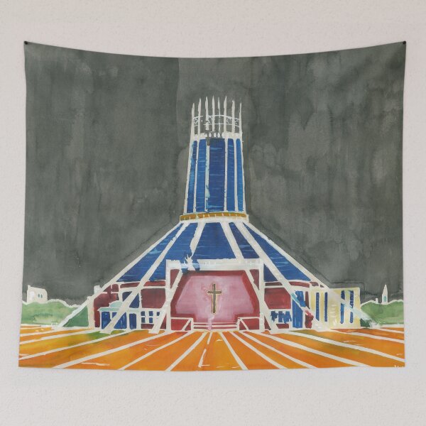 Item preview, Liverpool Metropolitan Cathedral "Paddy's Wigwam" , Watercolour Inks designed and sold by Luke Bailey.