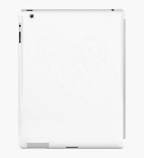 GNU White Head OS Official Logo Mascot T-Shirt iPad Case/Skin