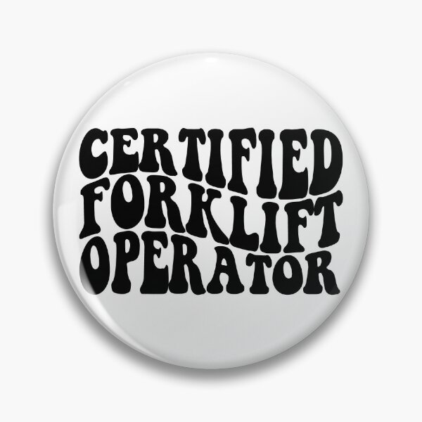 Item preview, certified forklift operator designed and sold by EmeraldeaArt.