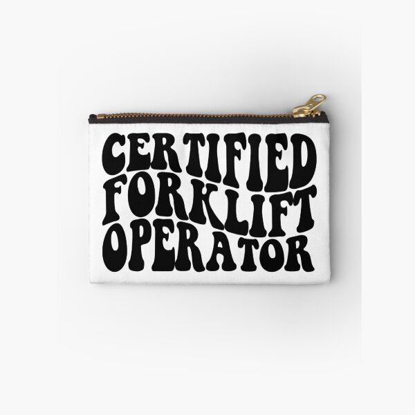 Item preview, certified forklift operator designed and sold by EmeraldeaArt.