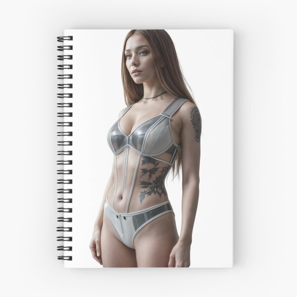 Item preview, digital portrait whit tattoos woman in swimsuit  designed and sold by Creative88Art.
