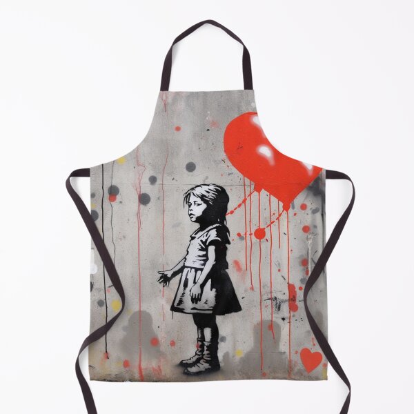 Item preview, banksy girl love heart graffiti designed and sold by AnthonwHels.