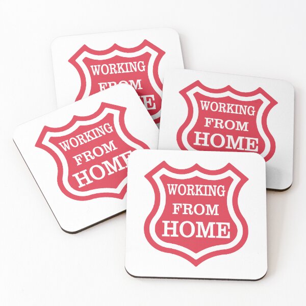 Item preview,  Working from Home (RED) designed and sold by Dinahspace.