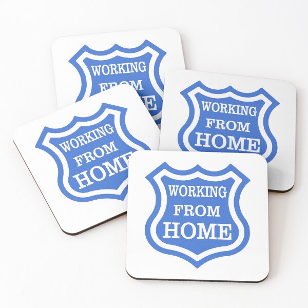 Item preview,  Working from Home (BLUE) designed and sold by Dinahspace.