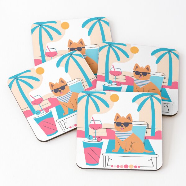 Item preview,  dog on the beach - Summer vibes  designed and sold by All-About-Life.