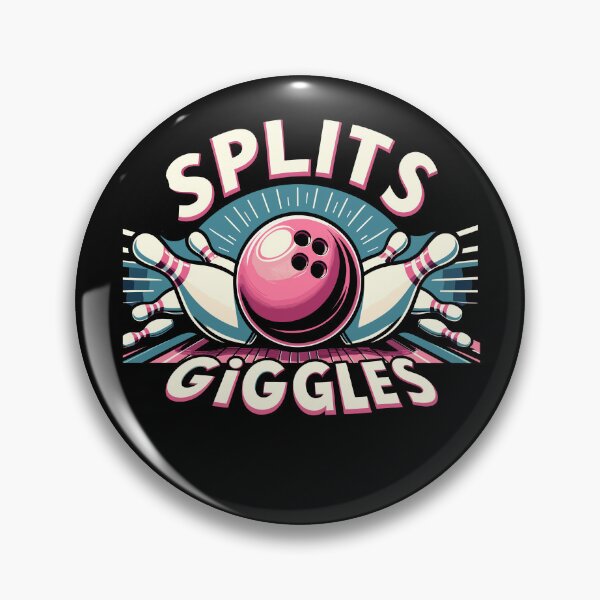 Item preview, Splits 'N Giggles Funny Bowling Team Bowler Sports Player designed and sold by Dressed For  Duty.