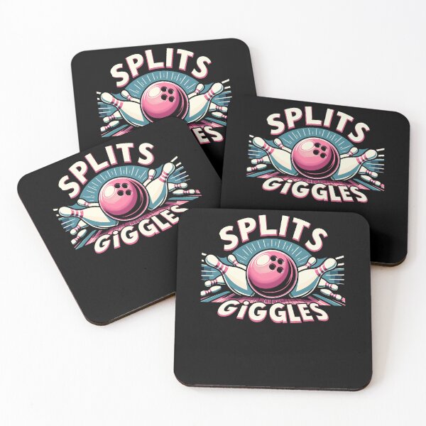 Item preview, Splits 'N Giggles Funny Bowling Team Bowler Sports Player designed and sold by Dressed For  Duty.