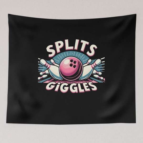 Item preview, Splits 'N Giggles Funny Bowling Team Bowler Sports Player designed and sold by Dressed For  Duty.