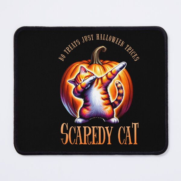 Item preview, Happy Halloween Scaredy Cat No Treats Just Tricks designed and sold by Shirt-Expert.