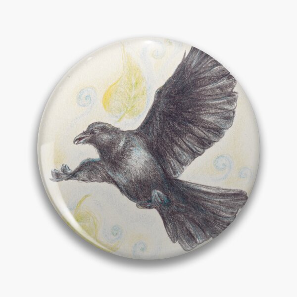 Item preview, Hooded Crow mid-flight designed and sold by Trin4ever.