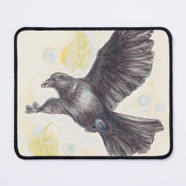 Item preview, Hooded Crow mid-flight designed and sold by Trin4ever.