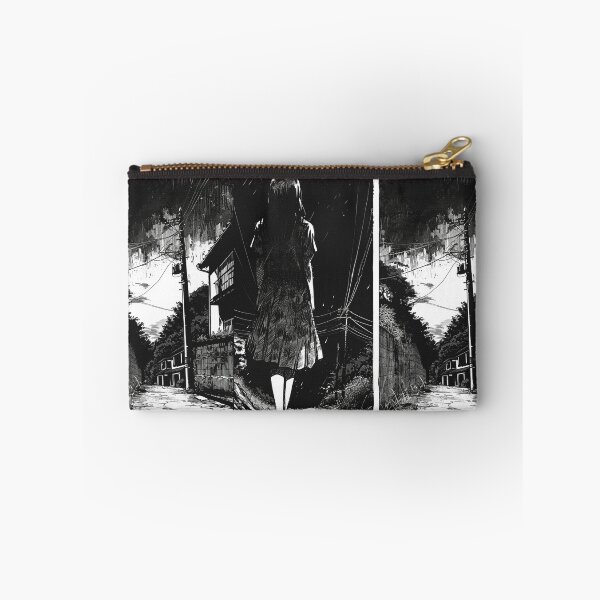 Item preview, path into nothingness – melancholic black and white manga anime girl designed and sold by ForsakenFrames.