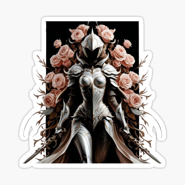 Item preview, Female Knight Petals And Steel designed and sold by KateLeap.