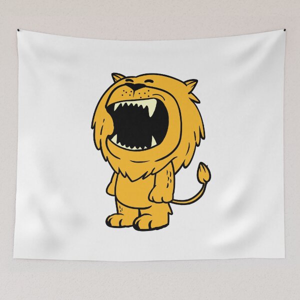 Item preview, Lion Yawn designed and sold by AMERICANCHEEZ.