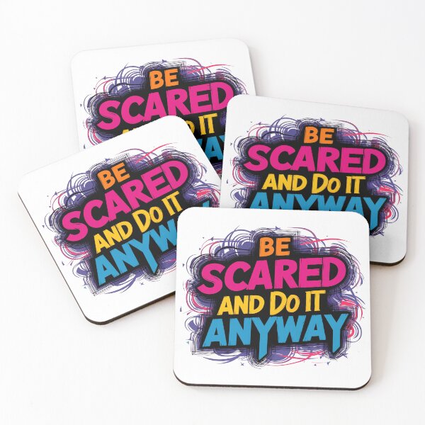 Item preview, Be Scared And Do It Anyway designed and sold by Angry Swan Designs.