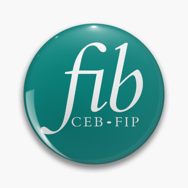 Item preview, fib logo (white) designed and sold by fib International Federation for Structural Concrete.