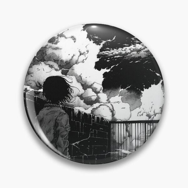 Item preview, gate into the unknown – melancholic black and white manga anime boy designed and sold by ForsakenFrames.