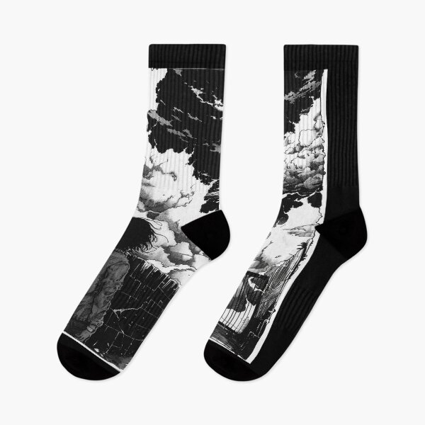 Item preview, gate into the unknown – melancholic black and white manga anime boy designed and sold by ForsakenFrames.