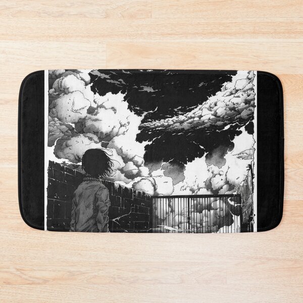 Item preview, gate into the unknown – melancholic black and white manga anime boy designed and sold by ForsakenFrames.