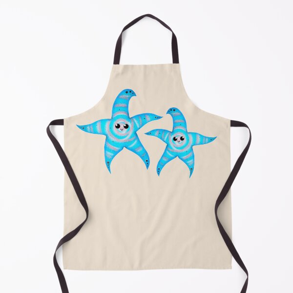 Item preview, cute cyan spiral starfish - light designed and sold by doveydotdraws.