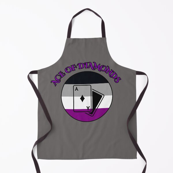 Item preview, Ace of Diamonds - LGBTQIA+ Support designed and sold by SuchWowDesign.
