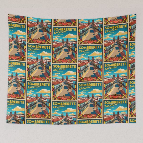Item preview, Sombrerete Zacatecas Mexico Vintage Travel Tourism  designed and sold by TravelersGems.